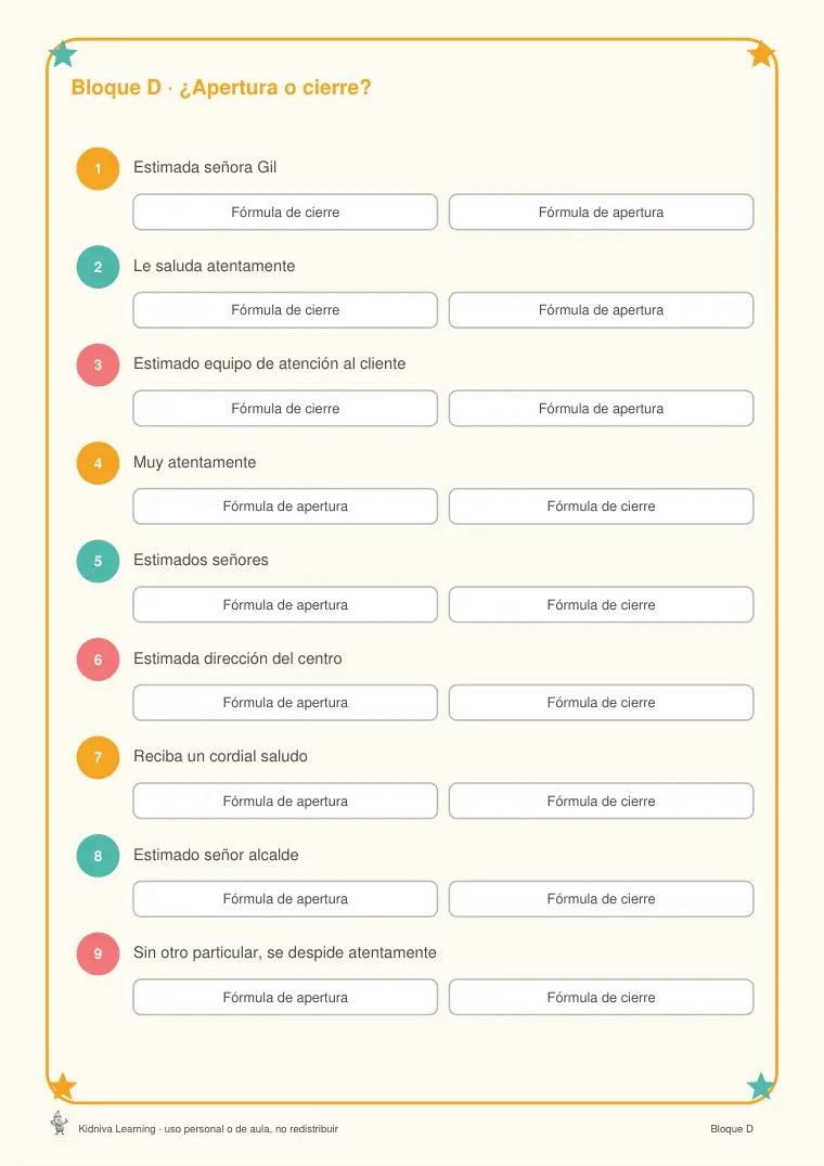 Página de muestra 2 de Cartas Formales y Reclamaciones