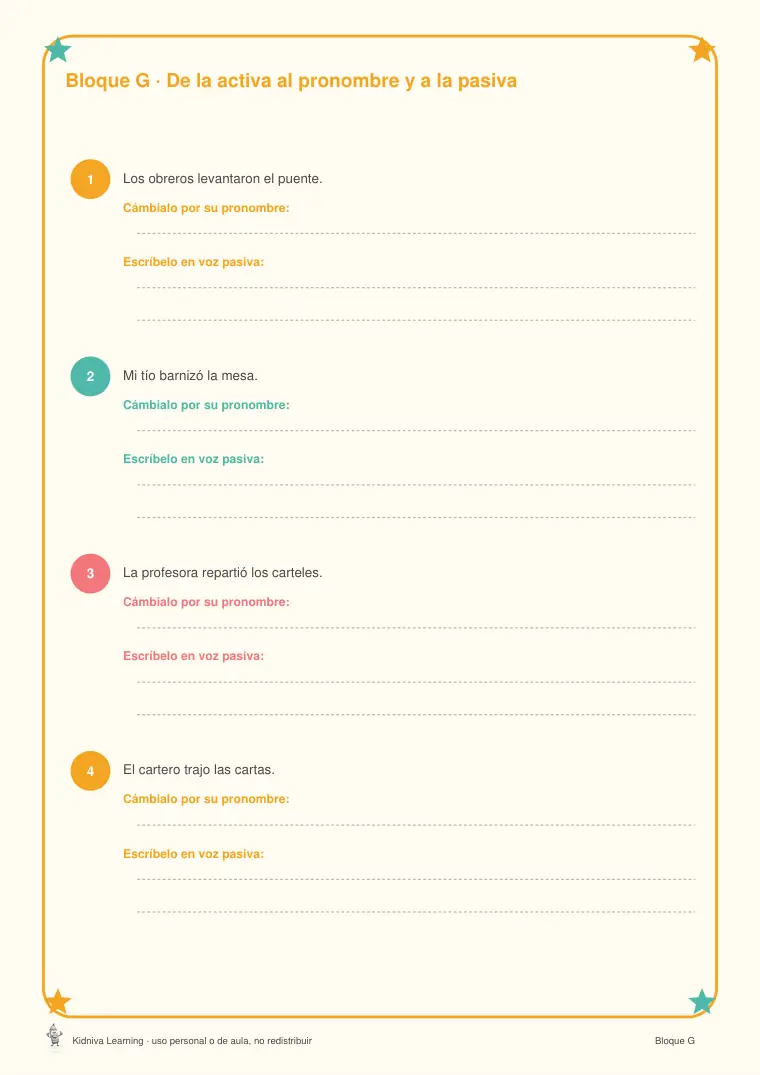 Página de muestra 3 de Los Complementos del Verbo