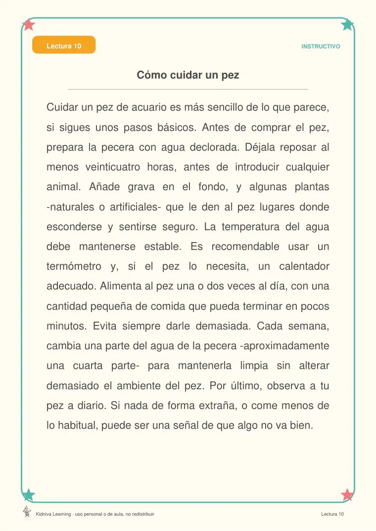 Página de muestra 2 de Comprensión Lectora 3