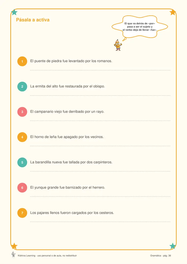 Página de muestra 2 de Deberes de Lengua 6