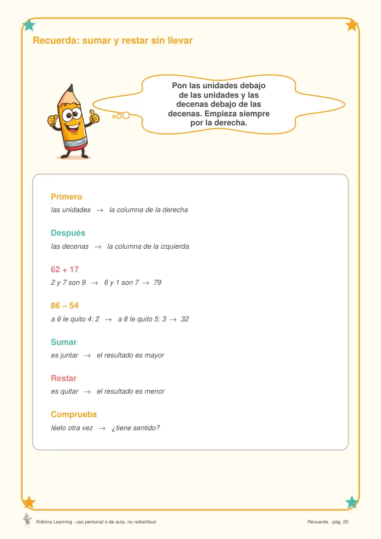 Página de muestra 1 de Deberes de Matemáticas 1