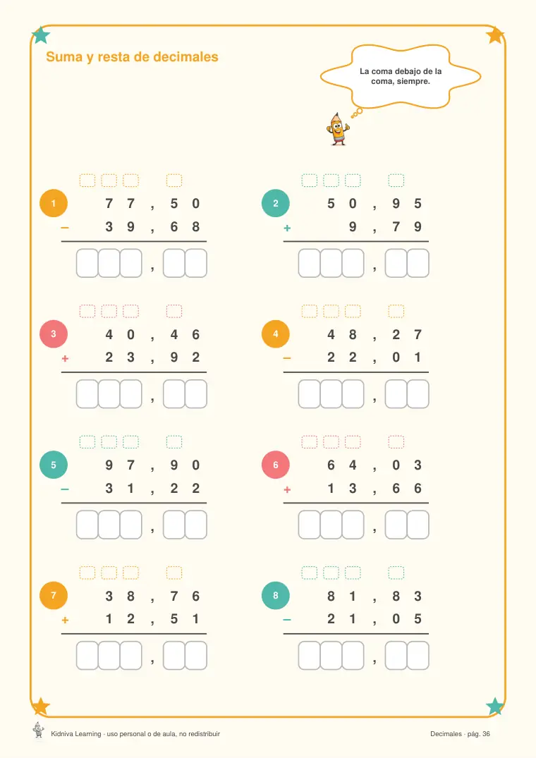 Página de muestra 2 de Deberes de Matemáticas 5
