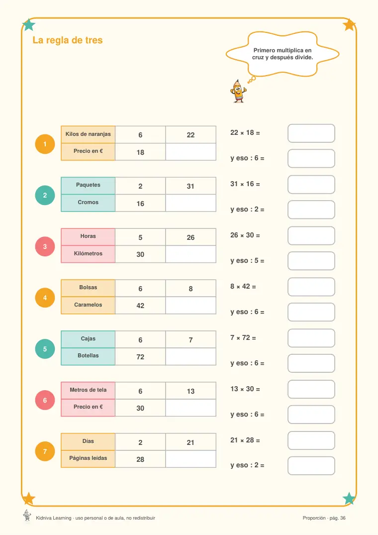 Página de muestra 2 de Deberes de Matemáticas 6