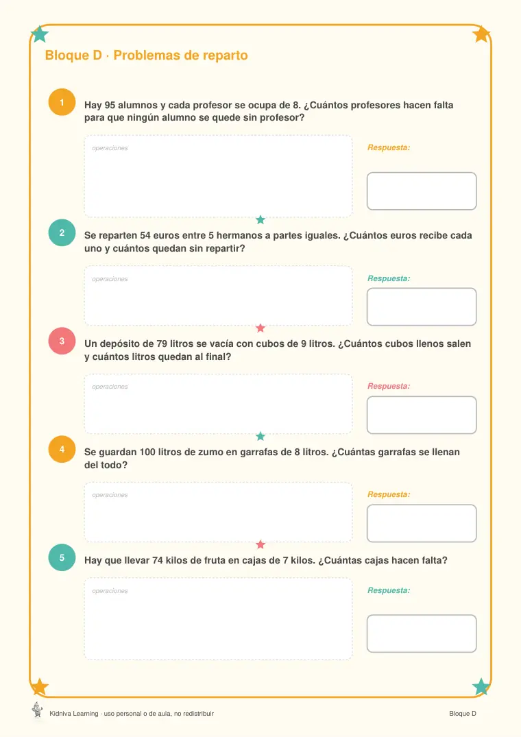 Página de muestra 3 de La División con Resto