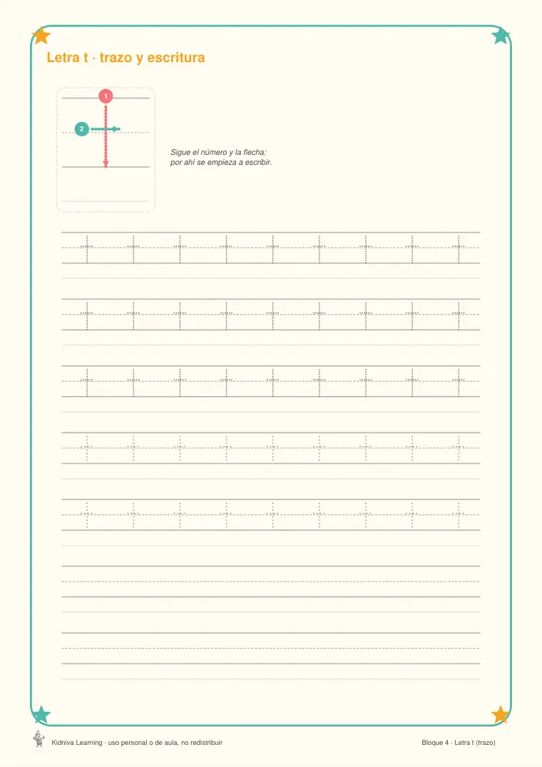 Página de muestra 3 de Aprendo las Letras Minúsculas