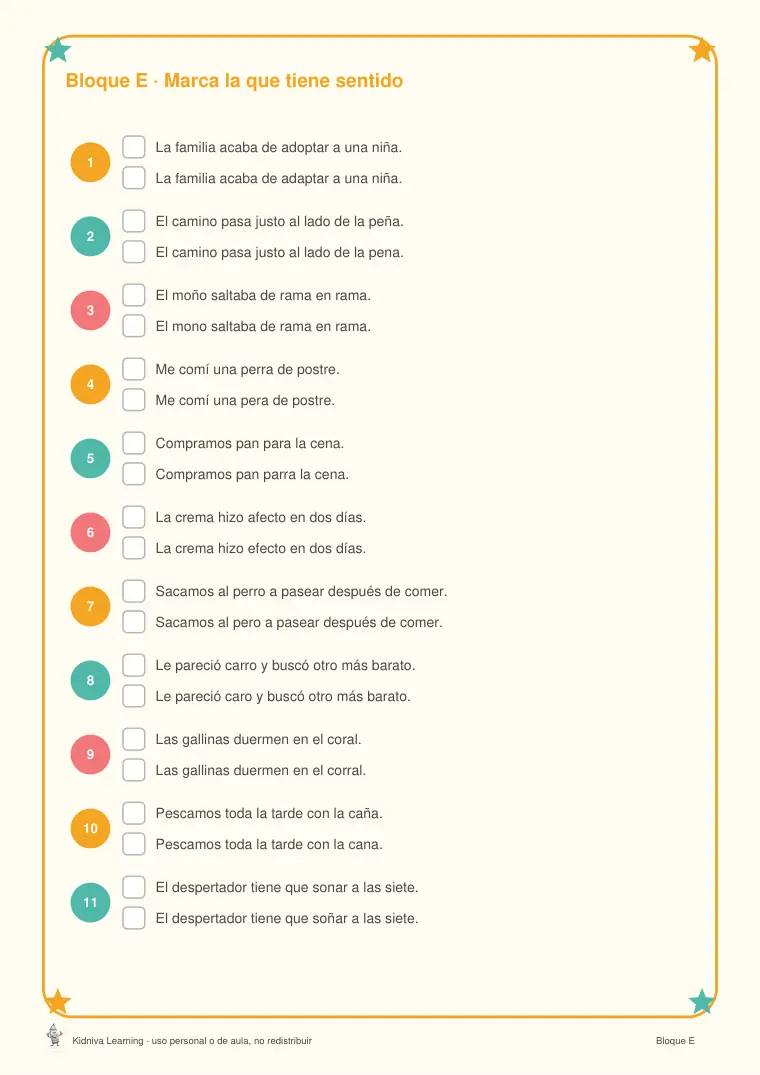 Página de muestra 2 de Palabras Parónimas