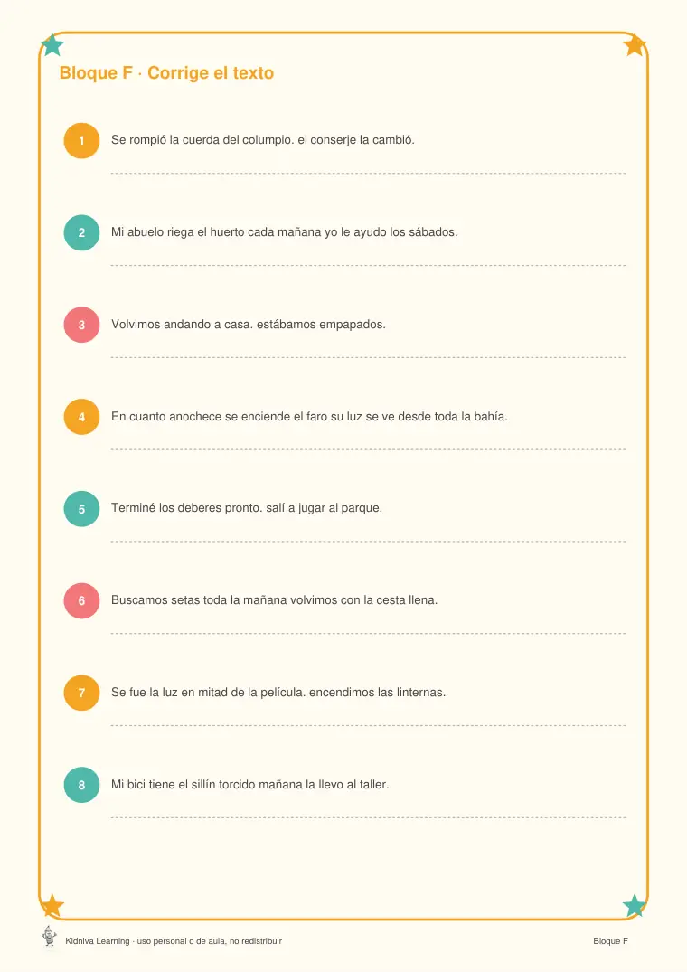 Página de muestra 3 de Punto y Seguido, Punto y Aparte