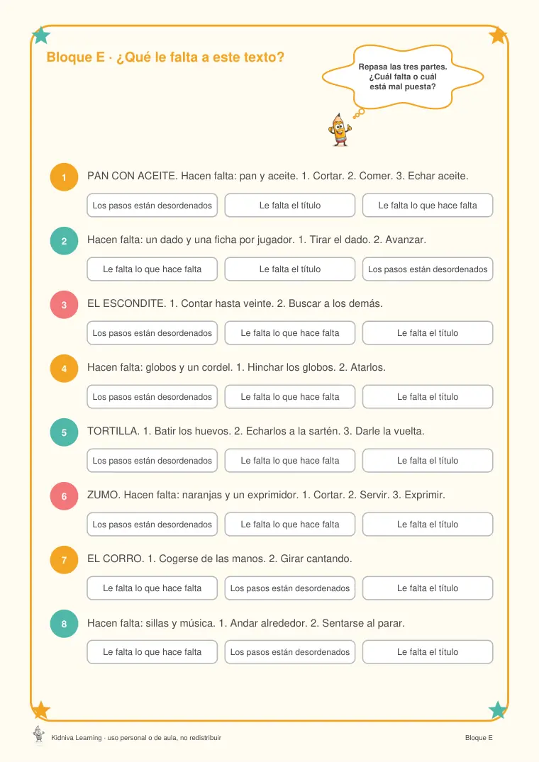 Página de muestra 2 de Textos Instructivos