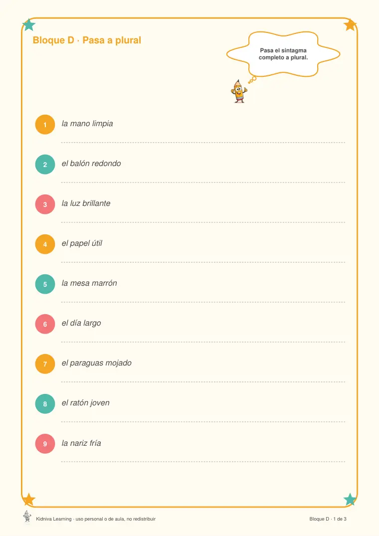 Página de muestra 2 de ¡Todos Concuerdan!