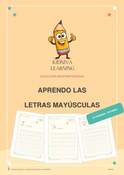 Portada de Aprendo las Letras Mayúsculas