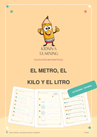 Portada de El Metro, el Kilo y el Litro