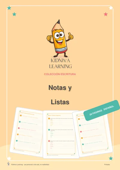 Portada de Notas y Listas