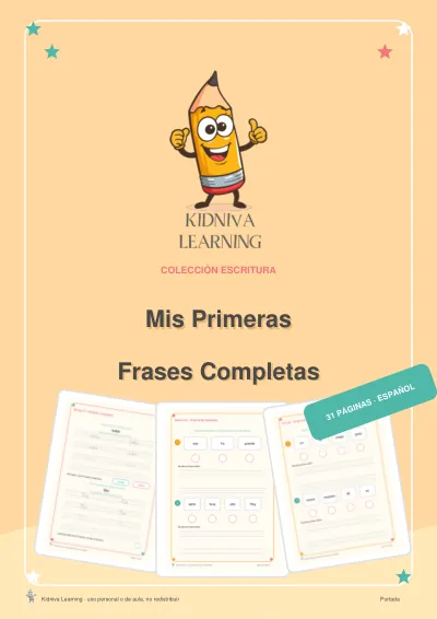 Portada de Mis Primeras Frases Completas