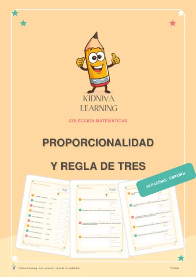 Portada de Proporcionalidad y Regla de Tres
